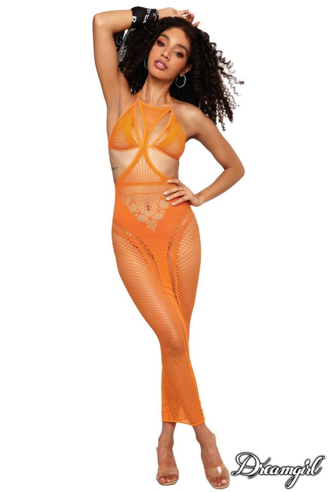 DG0453 - Long Seamless Dress - One Size image