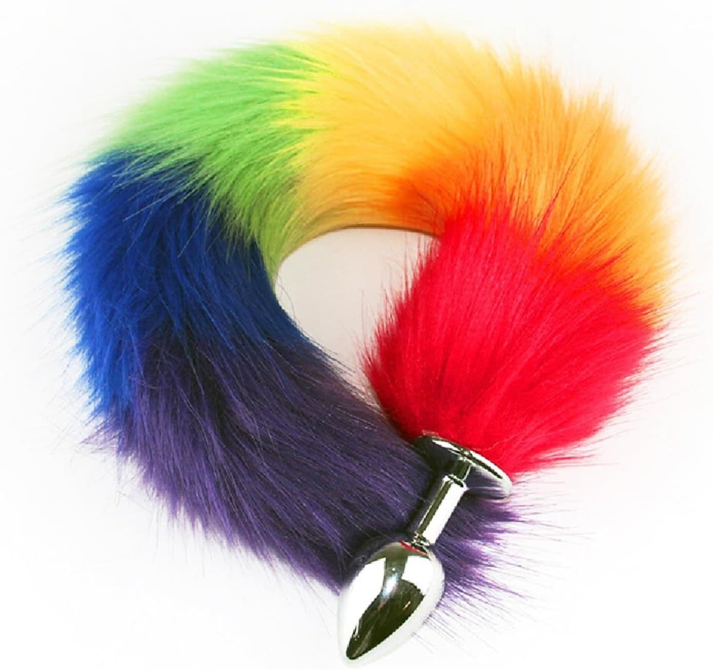 17.7'' MULTICOLOR TAIL BUTT PLUG