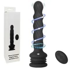 SILICONE WRIGGLING VIBRATOR
