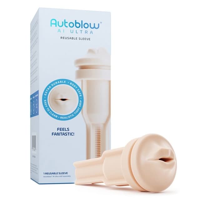 Autoblow AI Ultra Mouth Sleeve - Beige image