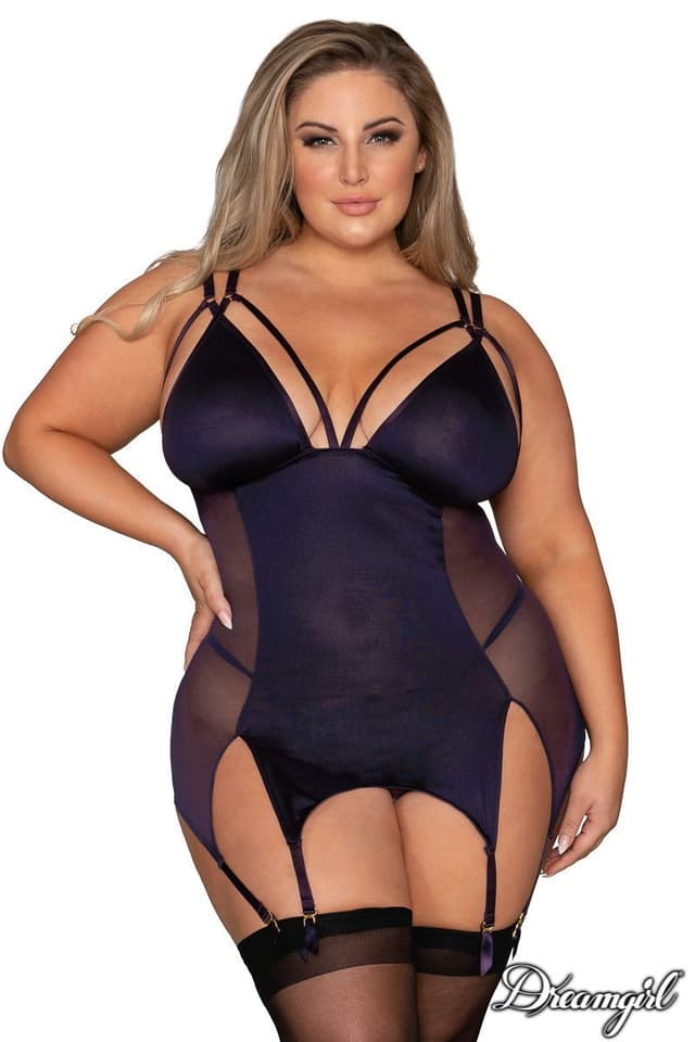 DG12489X - Strappy Garter Slip image