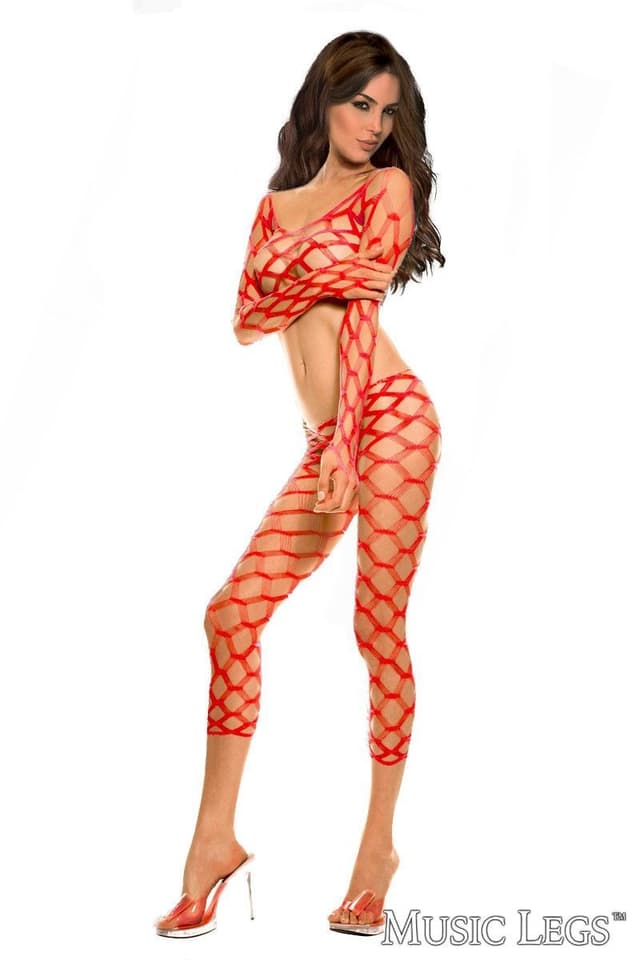 ML9309 - Double Net Top & Pants image