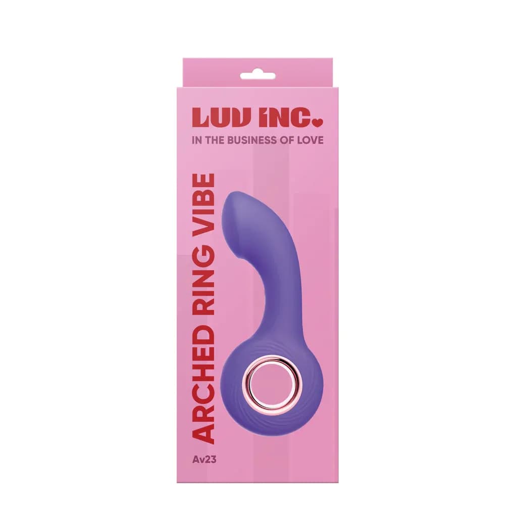 AV23: ARCHED FLEXIBLE RING VIBE - PURPLE - LUV INC