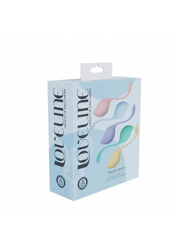 Loveline - PelviFit® Stem Kegel Kit - Multiweight - Waterproof - Multicolor image